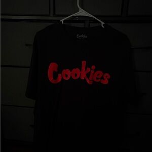 Cookies Black T-Shirt with Red Logo